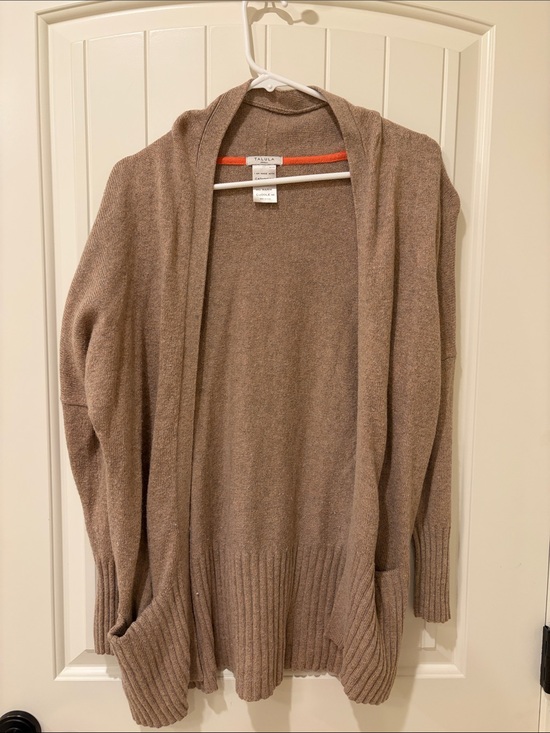Aritzia Sweaters - Aritzia Tulula Open-Front Cashmere Taupe